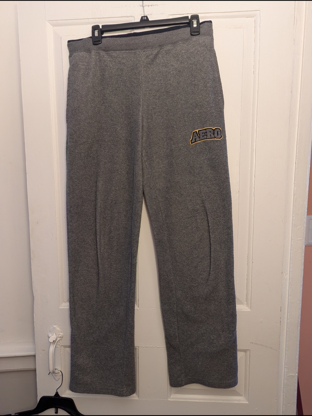 AERO Men's Gray Fleece Joggers